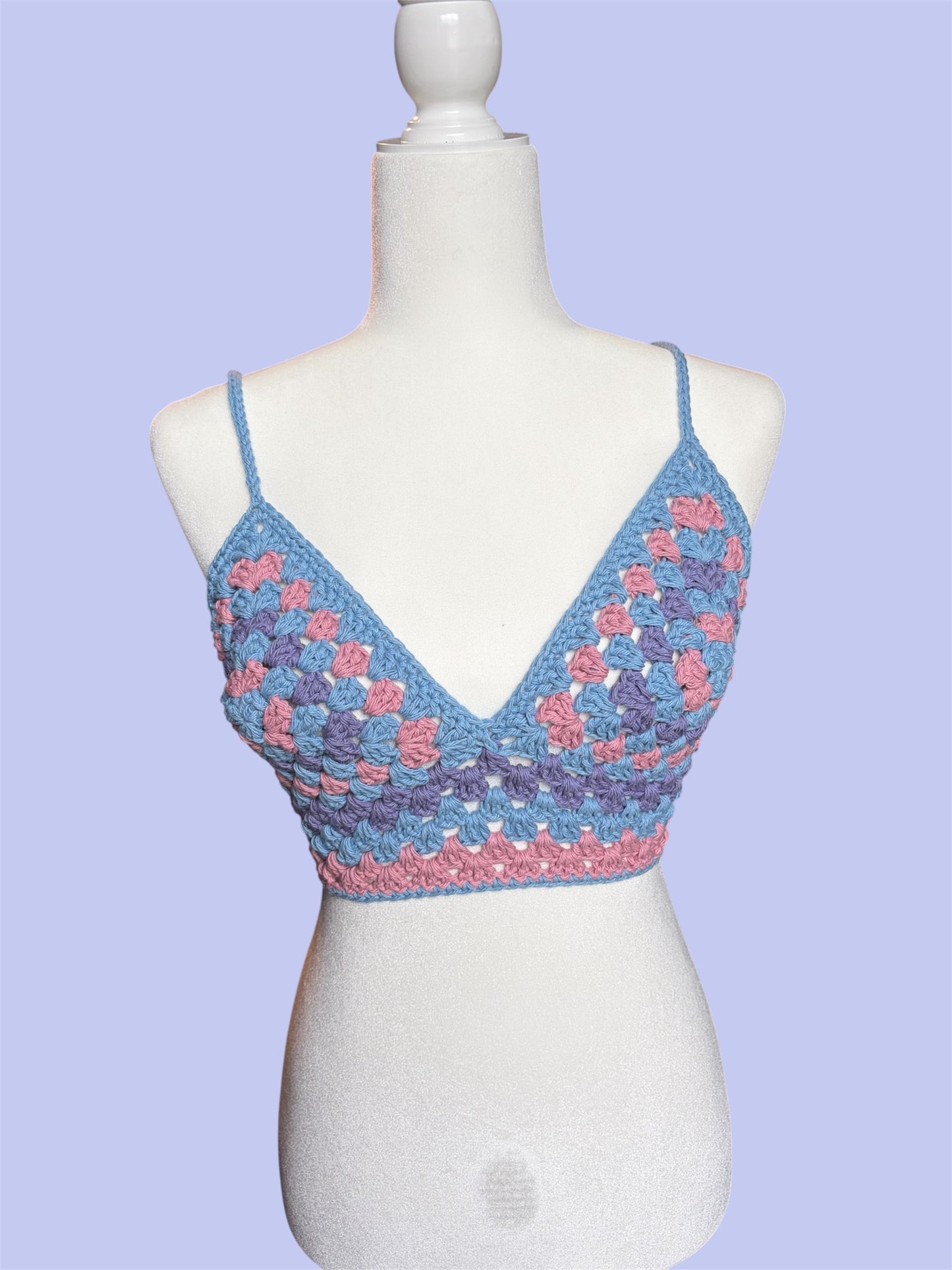 Cotton Crop Top | The Granny Square Top